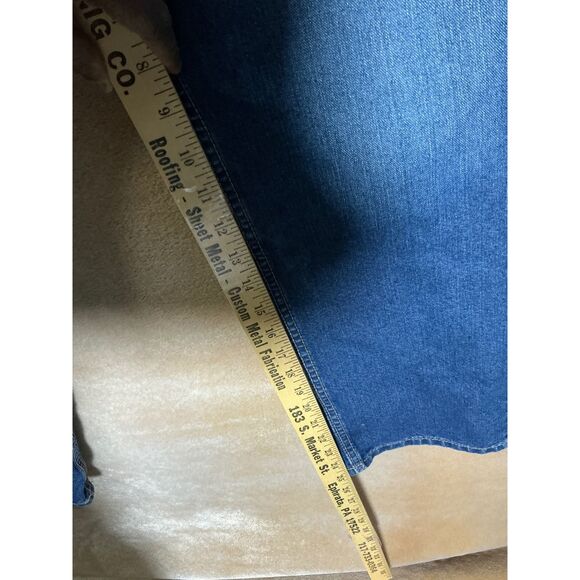 Old Navy High Rise Straight Jeans Women's Plus Size 18 Extra Blue Denim - Picture 7 of 8